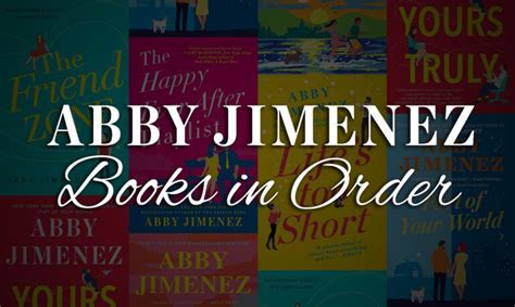 What Order to Read Abby Jimenez's Books: A Detailed Discussion